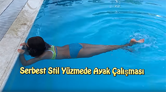 Serbest Stil Yüzmede Etkili Ayak Vuruşu için Temel Bacak Çalışması